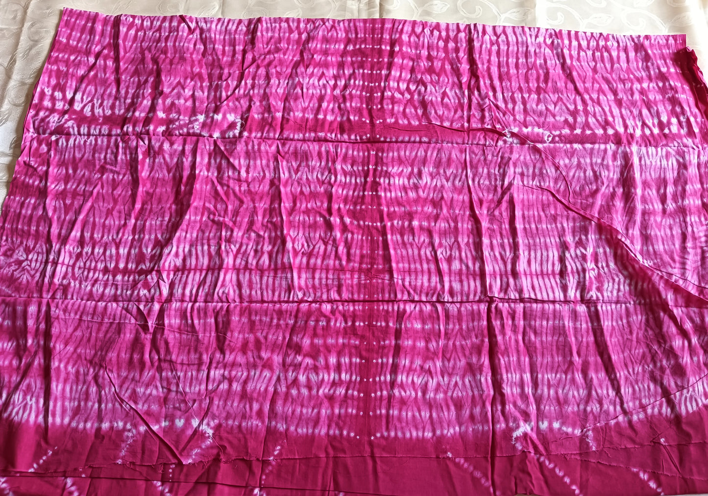 Pure Cotton Mulmul Saree - Pink Colour